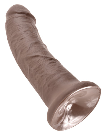 King Cock 8" Cock-Brown
