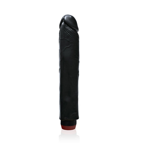 SI Novelties 10 Inch Vibrating Cock-Black