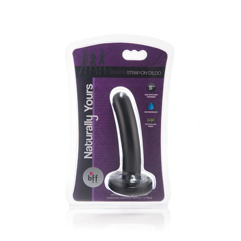 Si Novelties Petite 5 inch Strap-On Dildo-Black