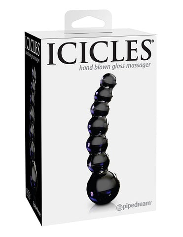 Icicles Beaded Glass Dildo