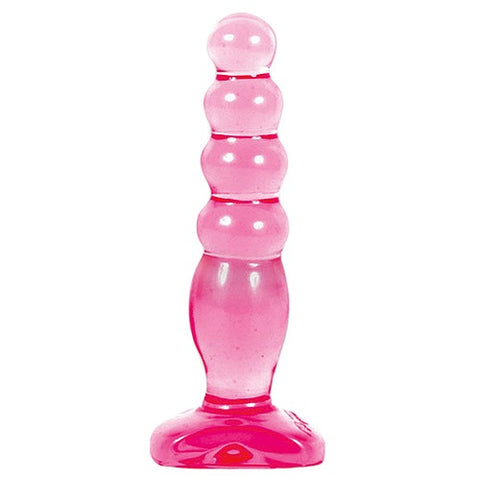 Doc Johnson Crystal Jelly Anal Delight-Pink