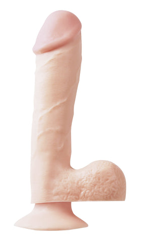 BASIX 7.5 inch Suction Cup Dong-Flesh