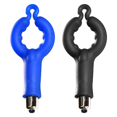 Rocks Off 4 Us 7 Speed Vibrating Cock Ring-Black