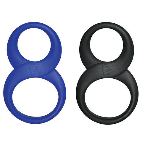 Rocks Off 8 Ball Cock and Ball Ring-black