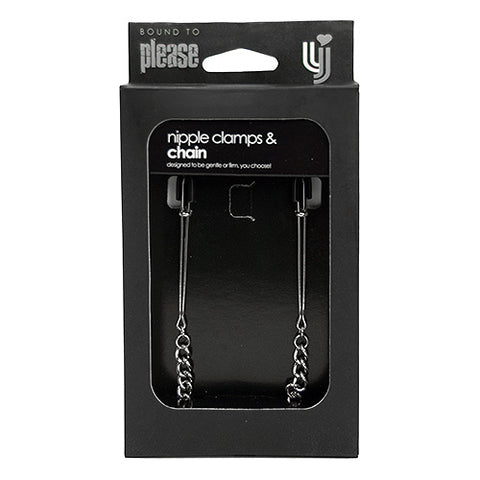 Bound to Please Nipple Clamps & Chain