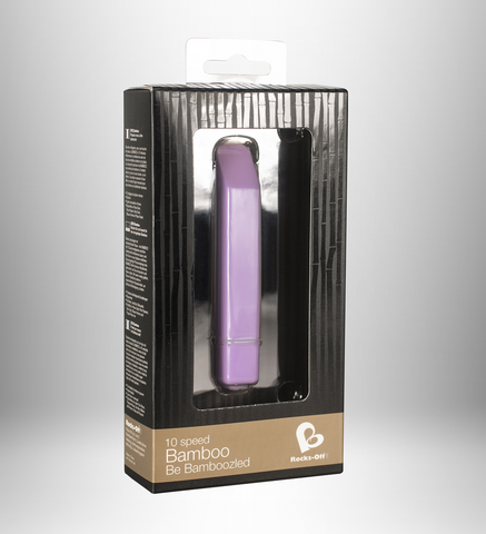 Rocks Off Bamboo 10 Function Vibrator-Mauve Amore